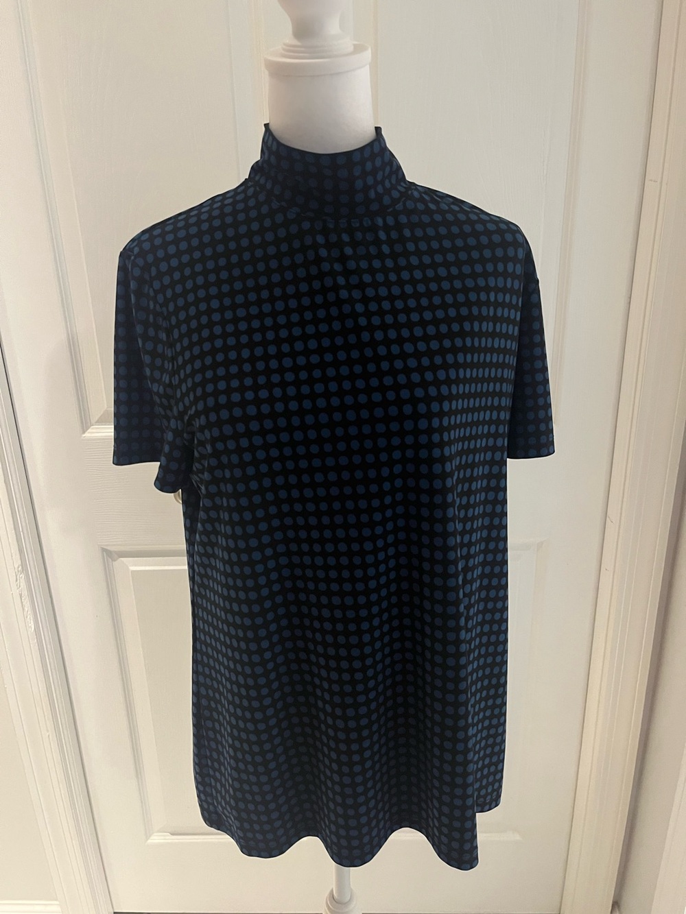 Anne Klein 2 Piece Blue/Black Sweater Set